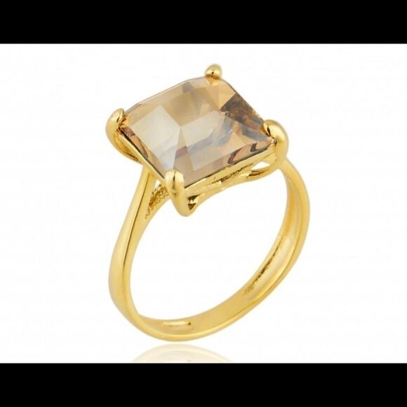 Swarovski authentic crystals Ring Gold plated - Picture 1 of 7